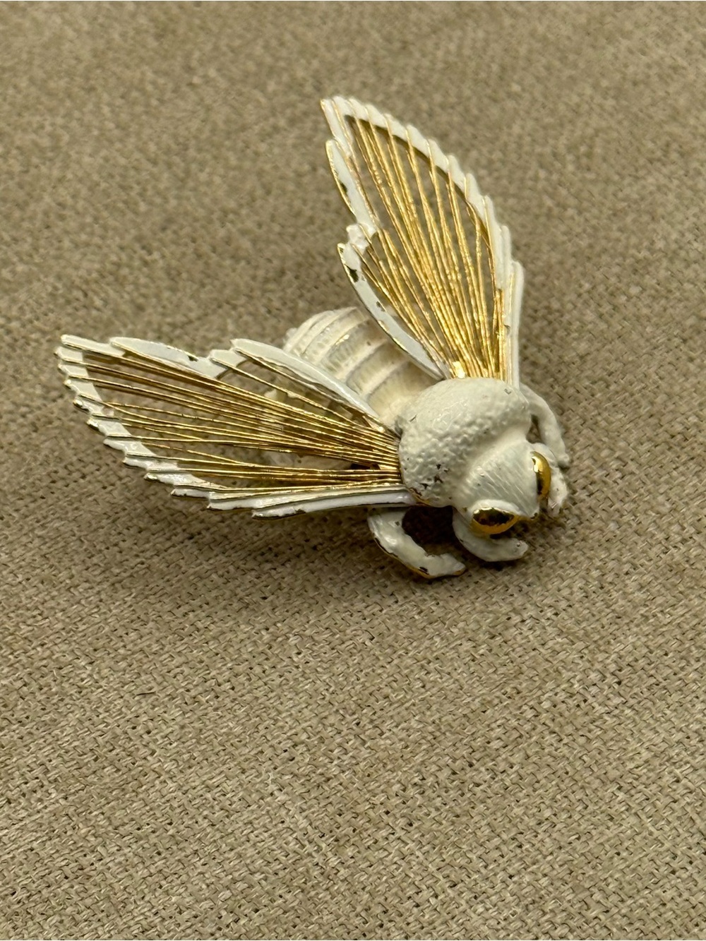 vintage Monet bee brooch